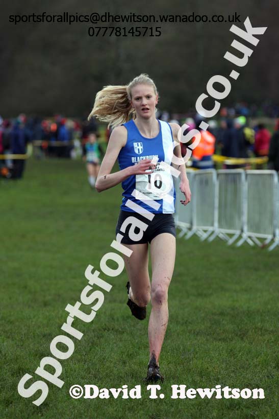 Womens under-17 Northern Cross Country Champs., Witton Park, Blackburn. Photo: David T. Hewitson/Sports for All Pics